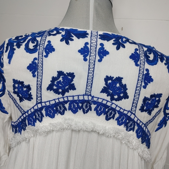 Zara iconic embroidered boho jacket M - Picture 10 of 16